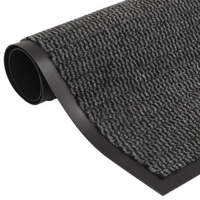 vidaXL Tapete de entrada tufado 60x180 cm antracite
