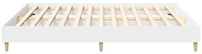 Estrutura de cama sem colchão 160x200 cm branco