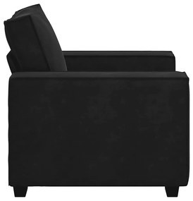 Poltrona 60 cm veludo preto