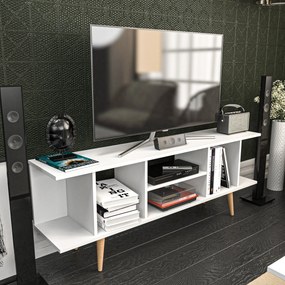 Móvel TV Akya – Branco – 160 cm x 35 cm x 38,6 cm