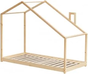 Cama Para Colchão De 90cm Em Madeira Abbin Kids Madeira Natural & 90 X 190 Cm & Sem Colchão - Sklum