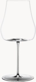 Copos de vinho tinto de cristal Green Wave, conjunto de 2