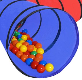 Túnel de brincar infantil c/ 250 bolas multicor