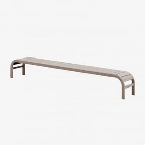 Mesa Auxiliar Para Espreguiçadeira Em Aço Marietta Moka Brown - Sklum