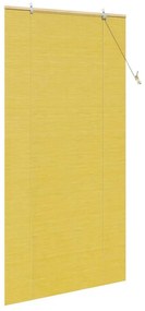 Persianas e Sombras de Janela Amarelo 120 x 220 cm Bambu