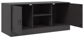 Móvel de TV 99x39x44 aço preto