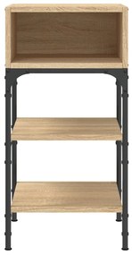 Mesas cabeceira 2pcs 35x34,5x70cm deriv.madeira carvalho sonoma