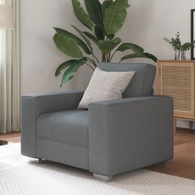 Poltrona vidaXL Cinza Escuro 59 cm em Tecido