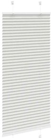 Cinzento Luz Plissada Cega 65x150 cm Largura Tecido 64,4 cm