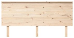 Cabeceira de cama 164x6x82,5 cm pinho maciço