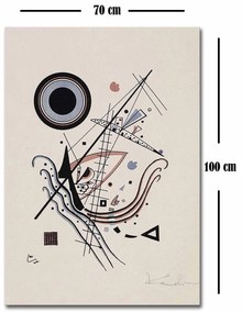 Pintura Decorativa em Tela 70100FAMOUSART-061 – Multicolor – 70 x 100