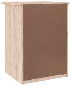 Mesa de cabeceira ALTA 41x35x55,5 cm madeira de pinho maciça