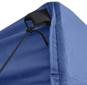 Tenda dobrável profissional festas 4 paredes 2x2 m aço azul