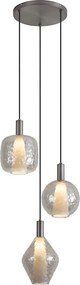 Candeeiro Suspenso de Design Metal Gun 3 Luzes - Ard