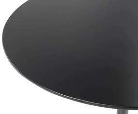 Mesa de jantar redonda preta ⌀ 90 cm BOCA Beliani