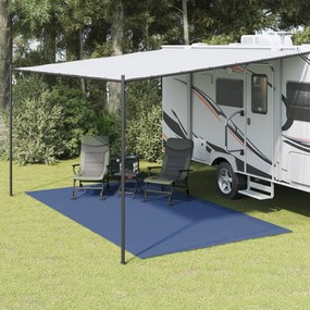 vidaXL Tapete para Tenda Azul 3,5x8 m