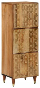 vidaXL Aparador alto 40x33x110 cm madeira de mangueira maciça