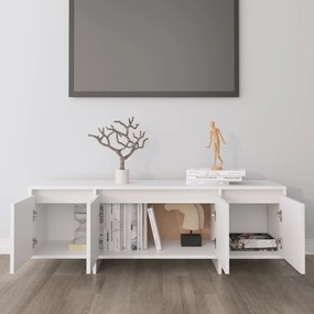 Móvel de TV 120x30x40,5 cm derivados de madeira branco