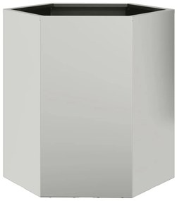 Vaso floreira de jardim hexagonal 46x40x45cm resistência ao aço