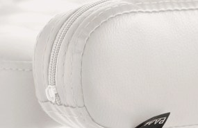 Banco de bar Dublin em couro sintético Branco