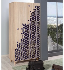 Roupeiro Stil – Carvalho Sonoma – 90x192x52 cm