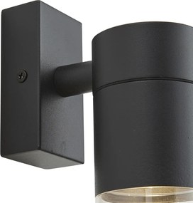 Candeeiro de Parede Exterior Moderno Preto IP44 - Ensam