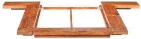 Estrutura p/ futon japonês madeira acácia maciça 100x200 cm