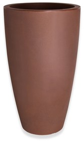 Vaso Plástico Cone Alto Bronze N.50 40X70cm
