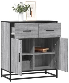 Aparador 68x35x76 cm deriv. de madeira cinzento sonoma
