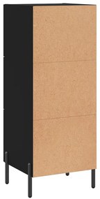 Aparador 34,5x34x90 cm derivados de madeira preto