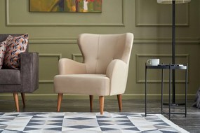 Cadeirão Karina – Creme – 73x87x80 cm