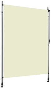 vidaXL Estore de rolo para exterior 150x270 cm creme