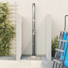 Chuveiro Solar Portátil com Cabeça de Chuveiro de Mão de 217 cm, 20 L