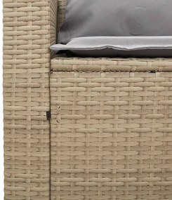5 pcs conjunto sofás de jardim c/ almofadões empilhável vime PE