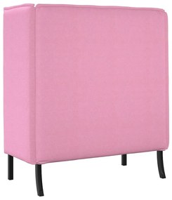 Sofá Alto Rosa 109x56x121 cm Tecido