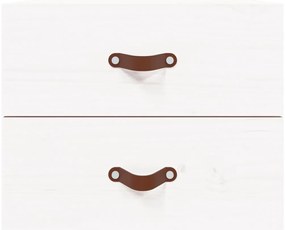 Mesa de cabeceira de parede 50x36x40 cm branco