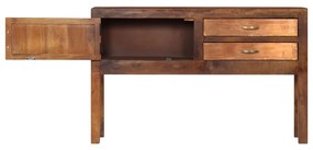 Aparador 118x30x75 cm madeira de mangueira maciça