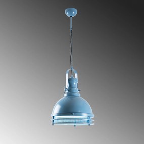 Candeeiro Chandelier Saglam – Azul Claro – Ø30 h:40 cm