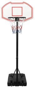 Tabela de basquetebol 237-307 cm polietileno branco