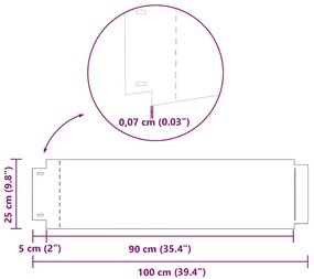 Bordas de Grama vidaXL 30 pcs 25x100 cm Aço Galvanizado Flexível