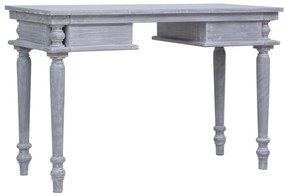 Secretária 115x50x78 cm madeira de mogno maciça