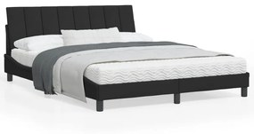 vidaXL Estrutura de cama sem colchão 160x200 cm veludo preto