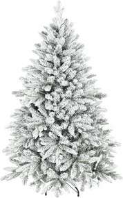 Árvore de Natal Artificial, 102 x 102 x 150 cm, Com Neve Flocada, Verde