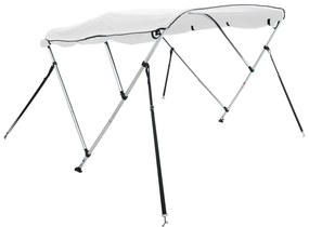 Toldo de 3 arcos Bimini c/ paredes laterais 183x(185-198)x137cm