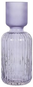 Vaso de vidro violeta 31 cm TRAGANA Beliani