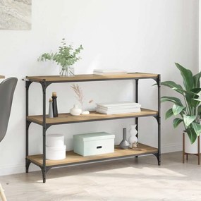 vidaXL Gabinete de Livros carvalho artisiano 100 x 33 x 70,5 cm