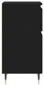 Aparadores 2 pcs 40x35x70 cm derivados de madeira preto