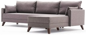 Sofá de Canto Bella – Castanho – 275x85x81 cm