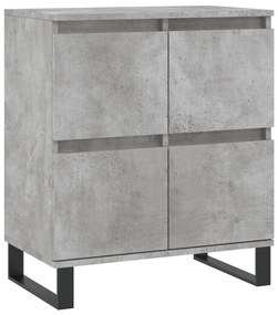 Aparadores 3 pcs derivados de madeira cinzento cimento