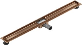 Mexen Flat corpo para ralo linear 90 cm, cobre escovado - 1C15090
